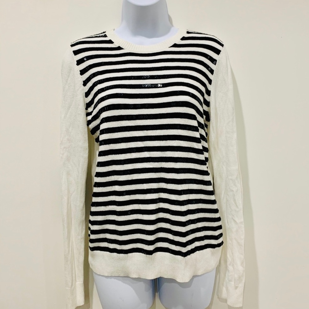 ✨MICHAEL KORS Sequined Striped Sweater ✨